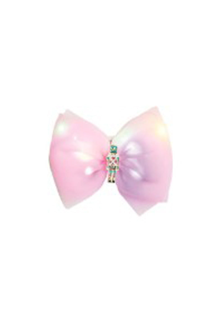 Light Pink Light Up Bow by Mud Pie