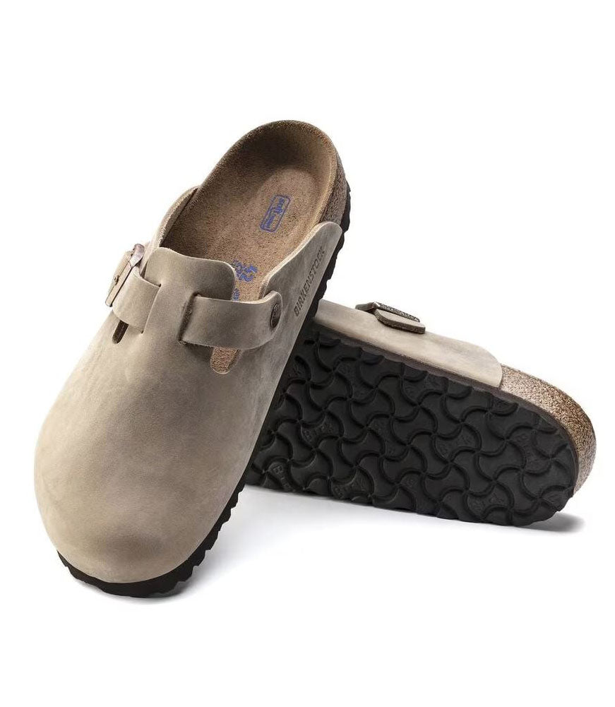 Boston Soft Footbed in Tobacco Oiled Leather Regular Width by Birkenstock