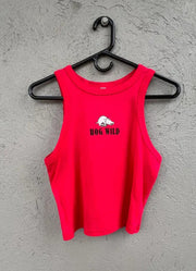 Hog Wild Cropped Tank in Red by Southern Trend