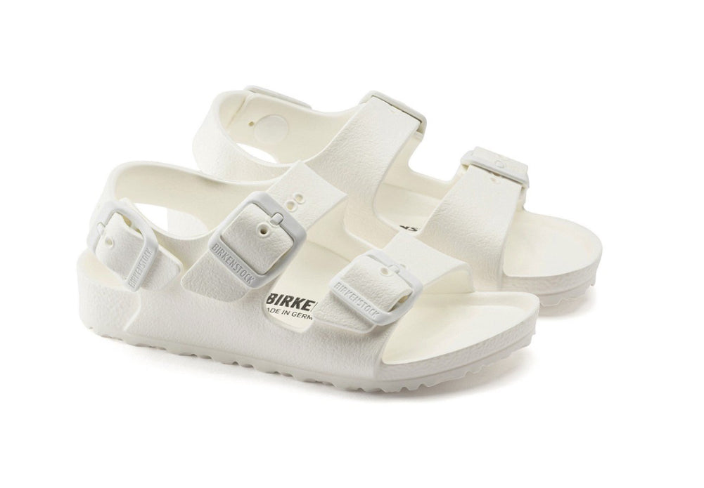 Milano Kids in White EVA Narrow Width by Birkenstock
