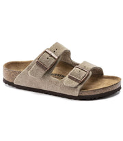 Arizona Kids in Taupe Suede Narrow Width by Birkenstock
