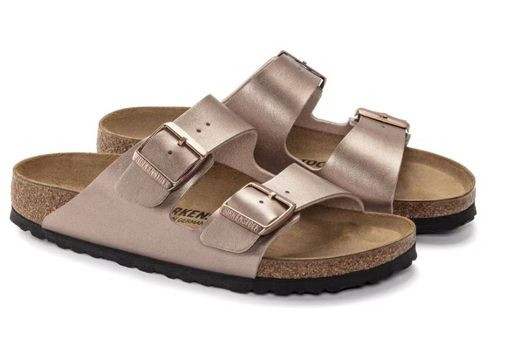 Arizona in Copper Birko-Flor Regular Width by Birkenstock