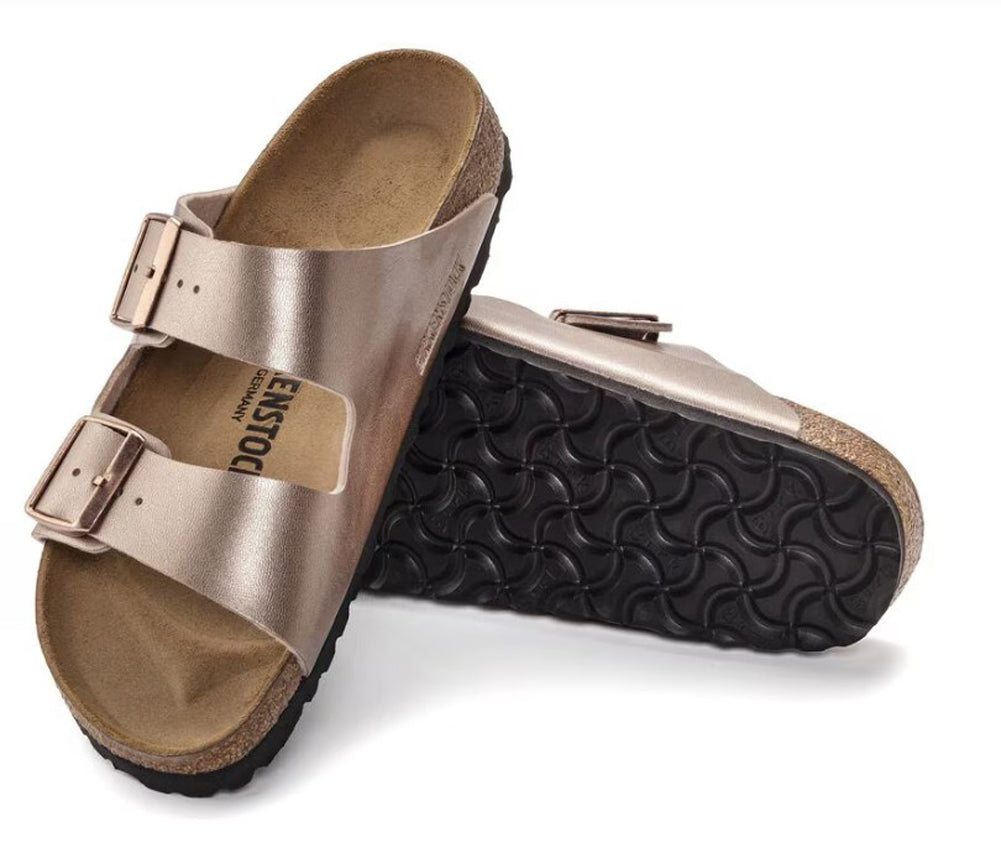 Arizona in Copper Birko-Flor Regular Width by Birkenstock