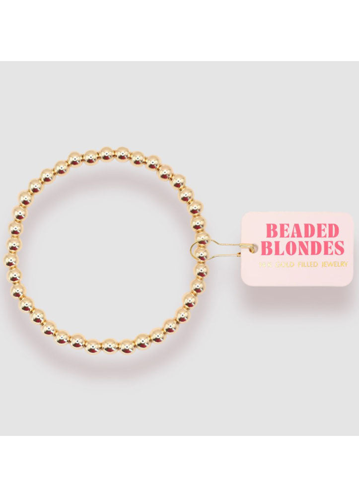 5mm Beaded Bracelet by Beaded Blondes