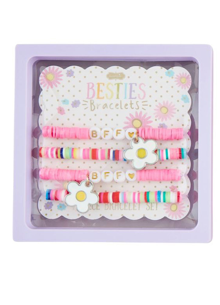 Flower BFF Beaded Bracelets by Mud Pie