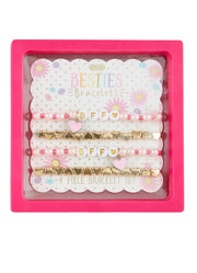 Hearts BFF Beaded Bracelets by Mud Pie
