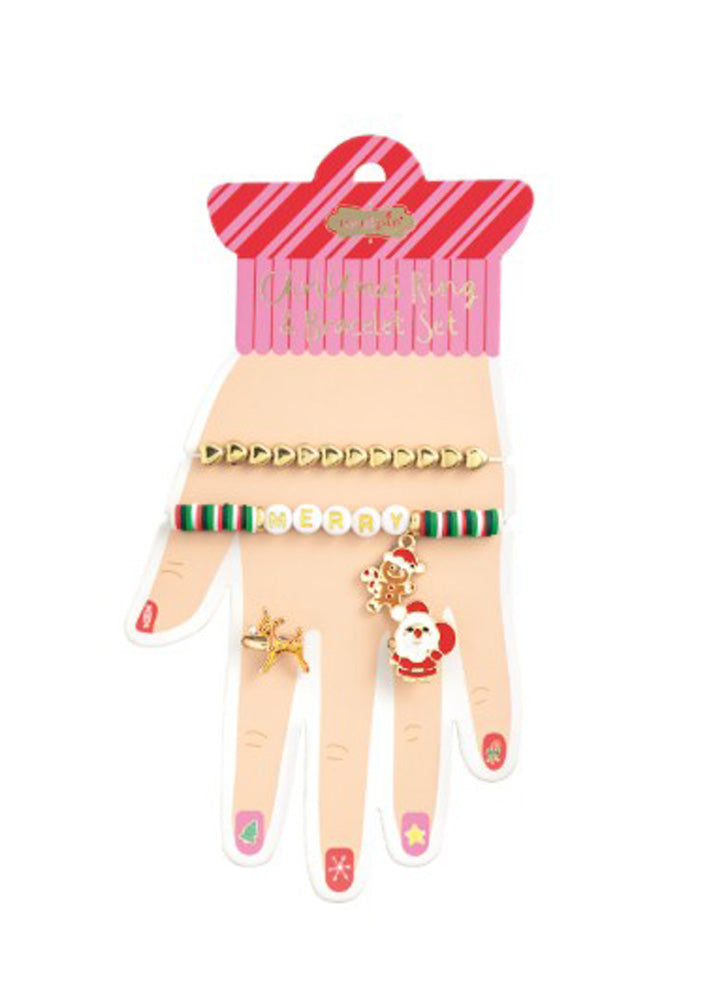 Merry Christmas Bracelet Rings by Mud Pie