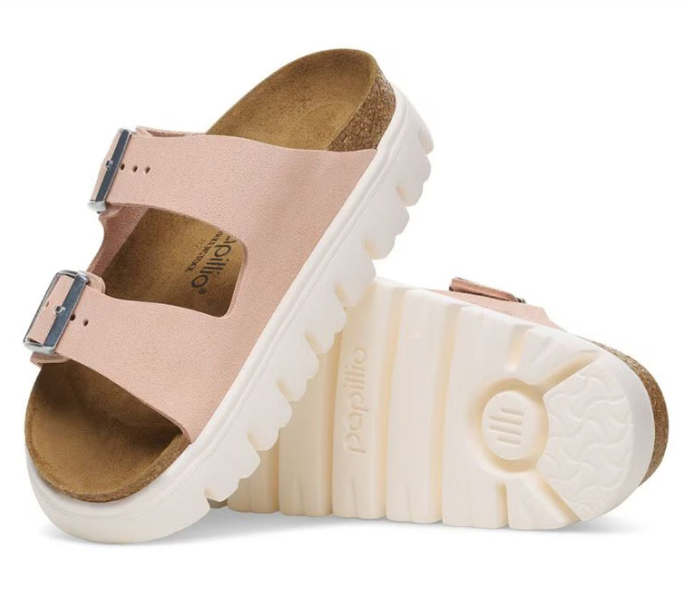 Arizona Chunky in Light Rose Suede Narrow Width by Birkenstock
