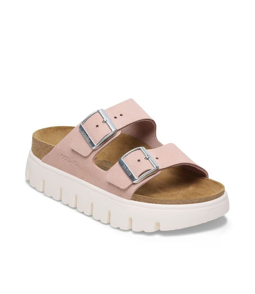 Arizona Chunky in Light Rose Suede Narrow Width by Birkenstock