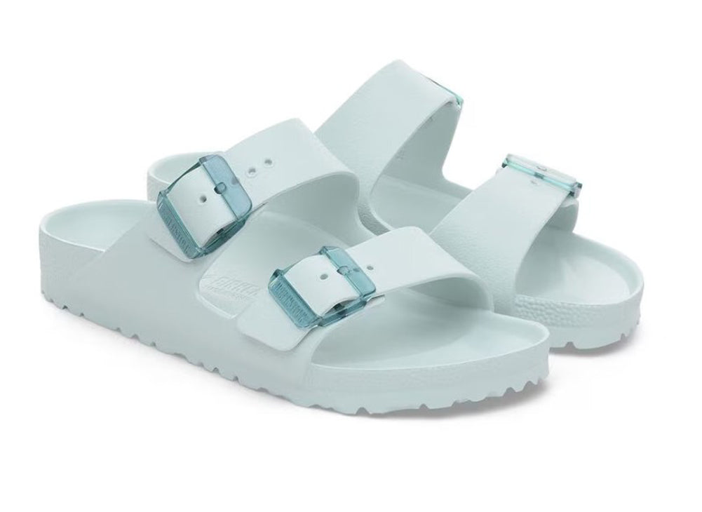 Arizona Stealth Buckle in Surf Green EVA Narrow Width by Birkenstock