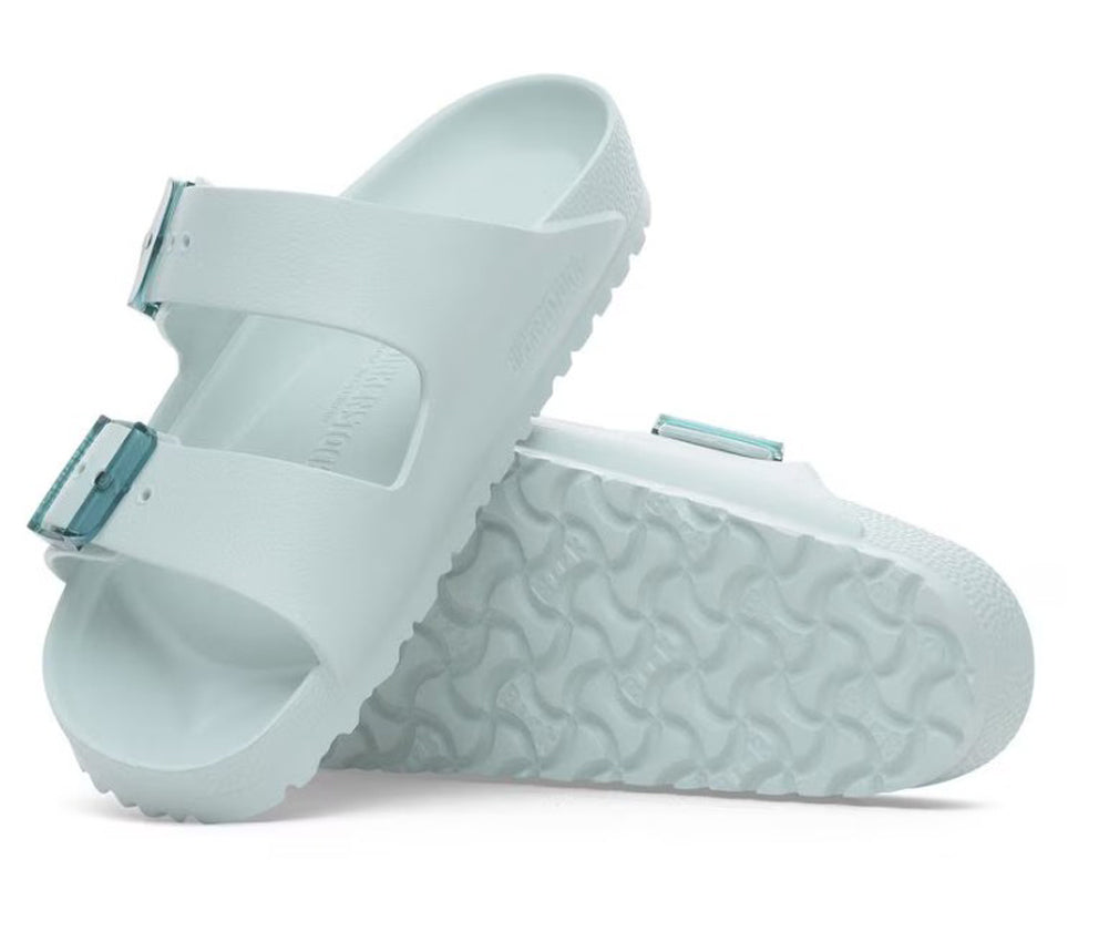 Arizona Stealth Buckle in Surf Green EVA Narrow Width by Birkenstock