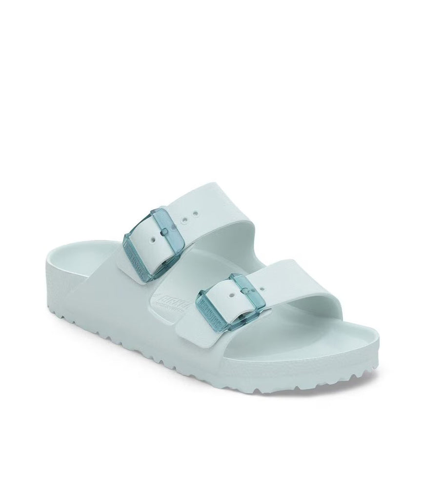 Arizona Stealth Buckle in Surf Green EVA Narrow Width by Birkenstock