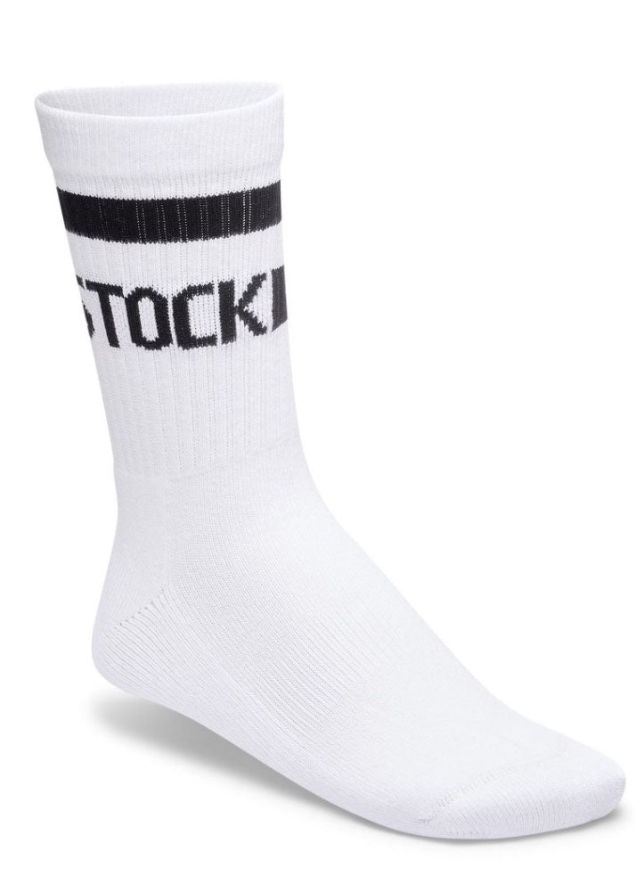 Cotton Crew Stripe in White/Black by Birkenstock