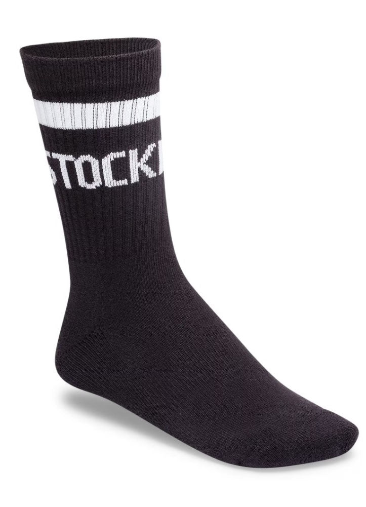 Cottom Crew Stripe in Black/White by Birkenstock