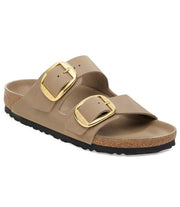 Arizona Big Buckle in Tabacco Brown Oiled Leather Narrow Width by Birkenstock