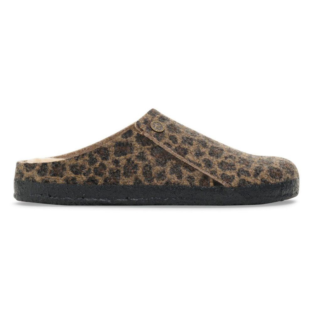 Zermatt Shearling in Leo Toffee Felt Wool Narrow Width by Birkenstock