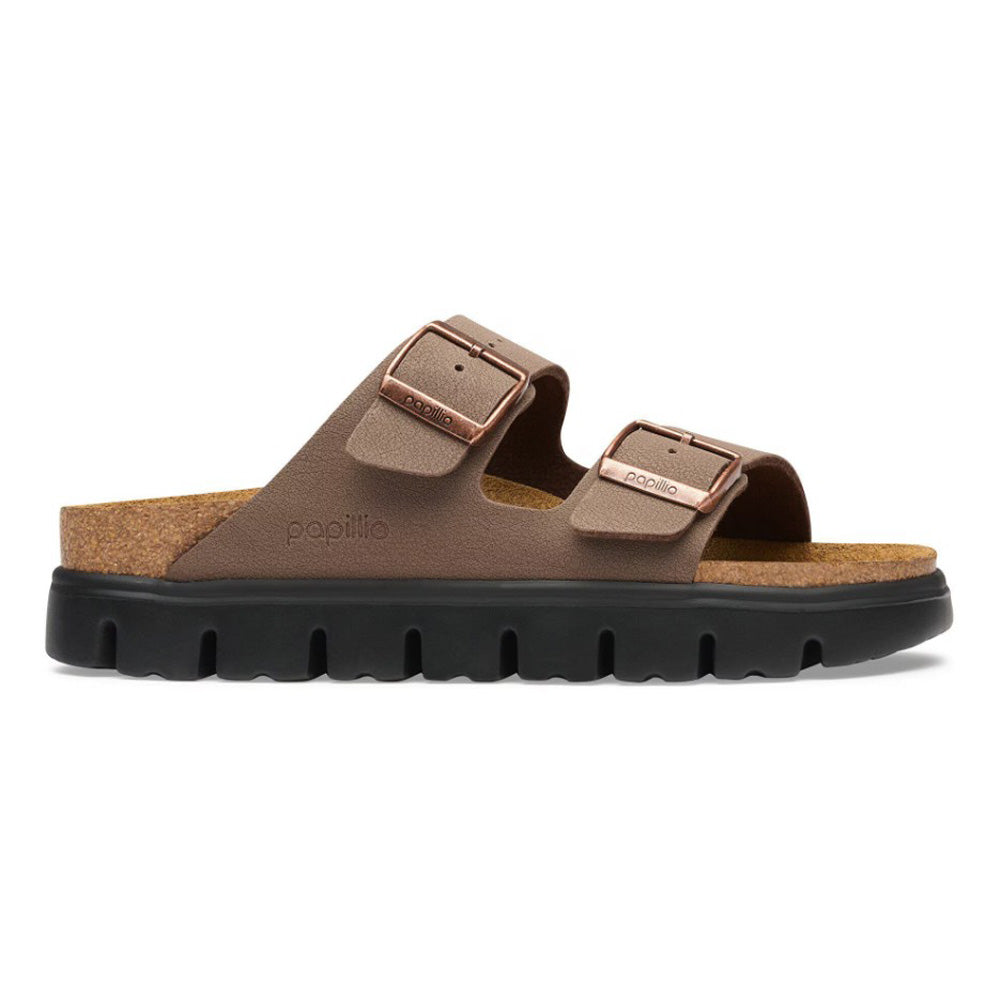 Arizona Chunky in Mocha Birko-Flor Birkibuc Narrow Width by Birkenstock
