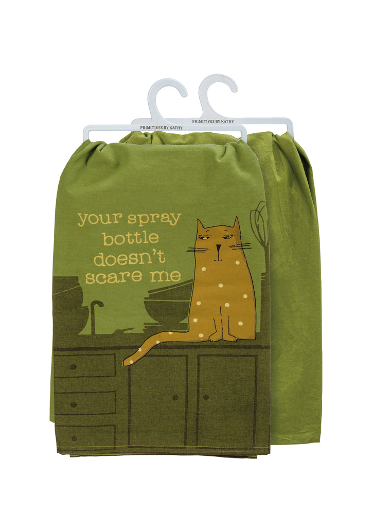 Kitchen Towel- Spray Bottle by Primitives by Katy