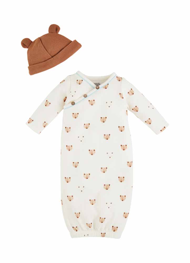 Bear Print Take Me Home by Mud Pie
