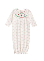 Christmas Smocked Gown by Mud Pie