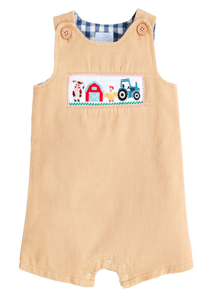 Farm Smocked Jon Jon by Mud Pie