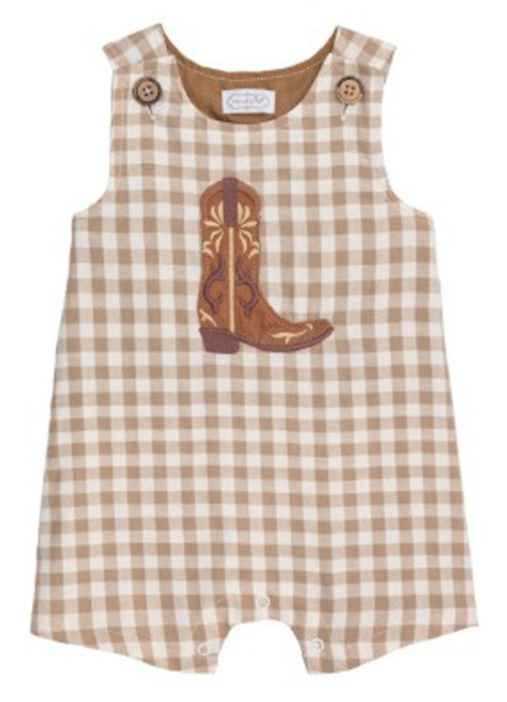 Boot Gingham Jon Jon by Mud Pie