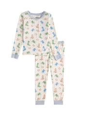 Boy Cowboy Print PJs by Mud Pie