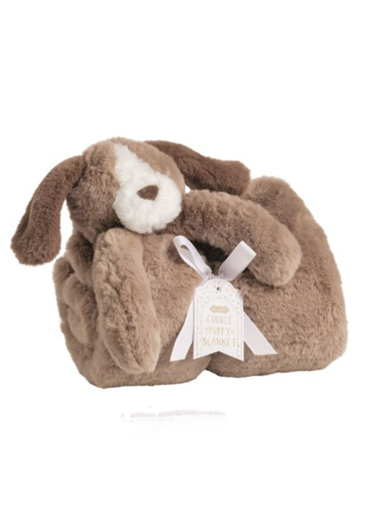 Puppy Plush Blanket by Mud Pie