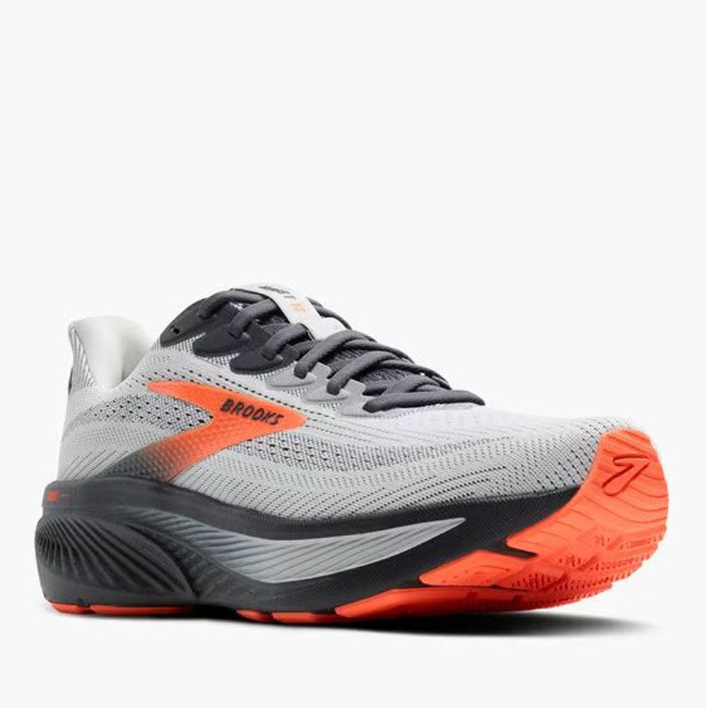 Ghost 17 in Oyster Mushroom/Orange/Ebony by Brooks