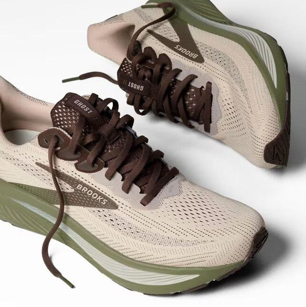 Ghost 17 in Chateau Grey/Brown/Olive by Brooks