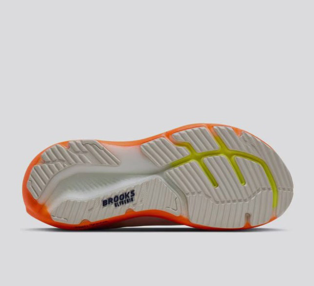 Glycerin 23 in White/Navy/Orange by Brooks