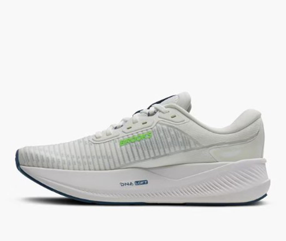 Revel Max in White/Moonlight/Green Gecko by Brooks