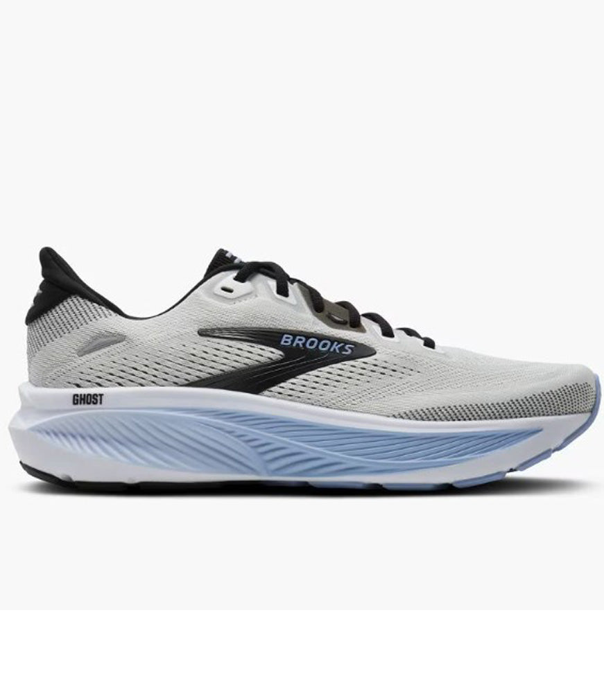 Ghost 18 in White/Black/Open Air by Brooks