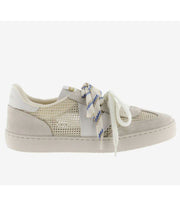 Berlin Ciclista Open Mesh and Suede Trainers in Beige by Victoria