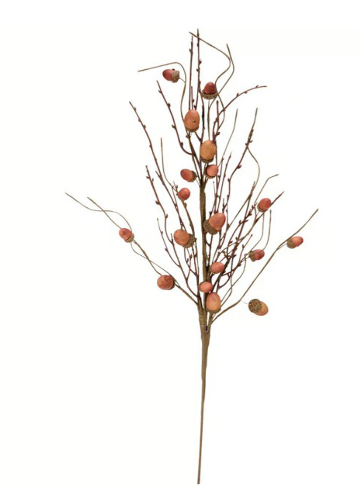 Acorn Branch Floral Pick by Primitives by Kathy
