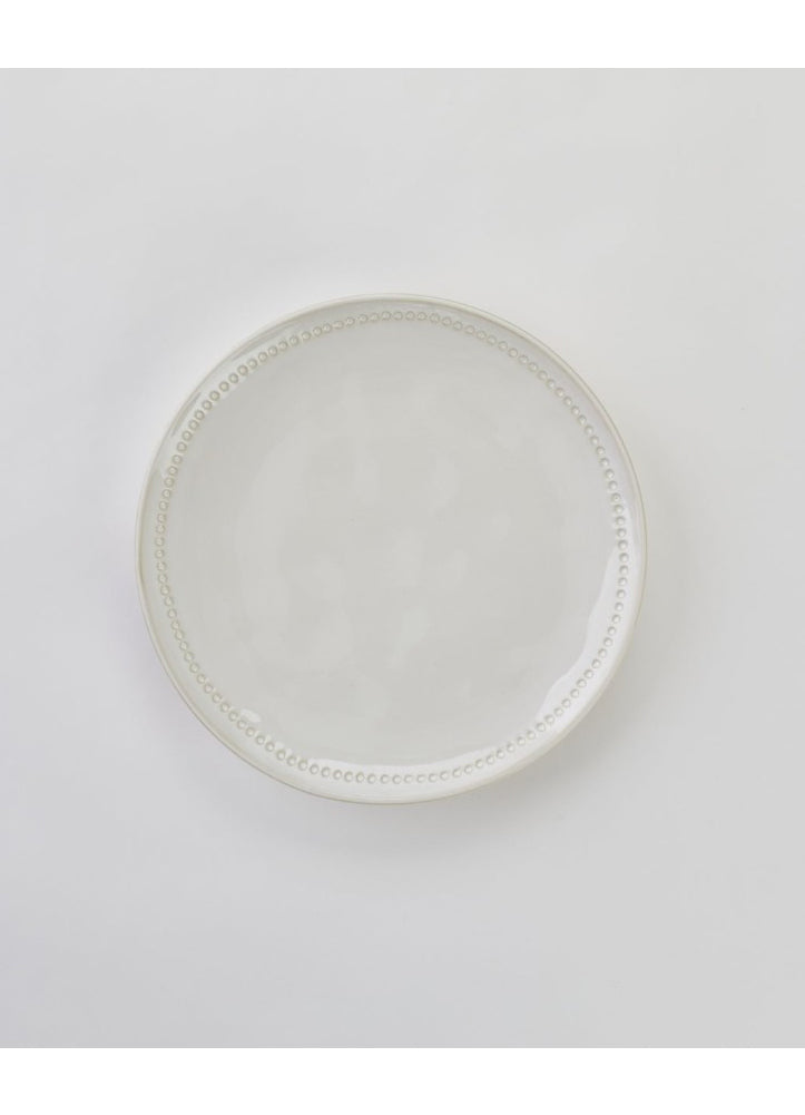 Wrenly White Dinner Plate by Tableau