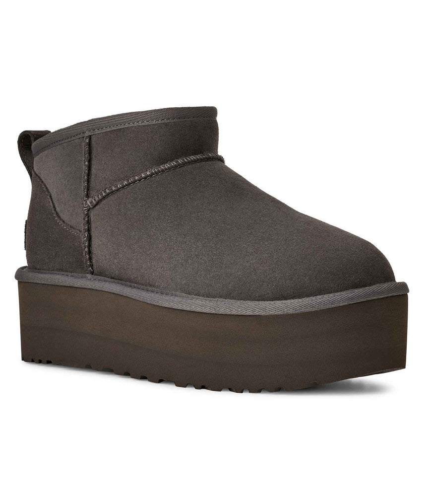 Classic Ultra Mini Platform in Charcoal by UGG