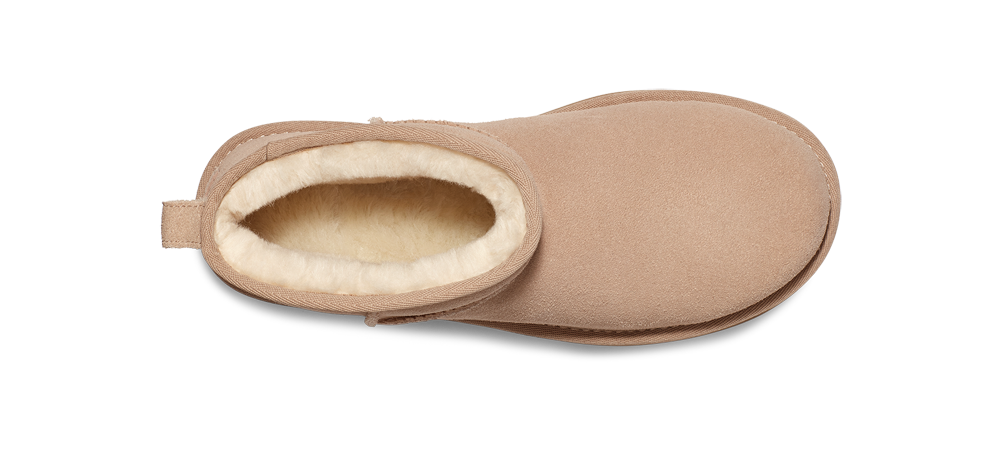 Classic Ultra Mini Platform in Sand by UGG