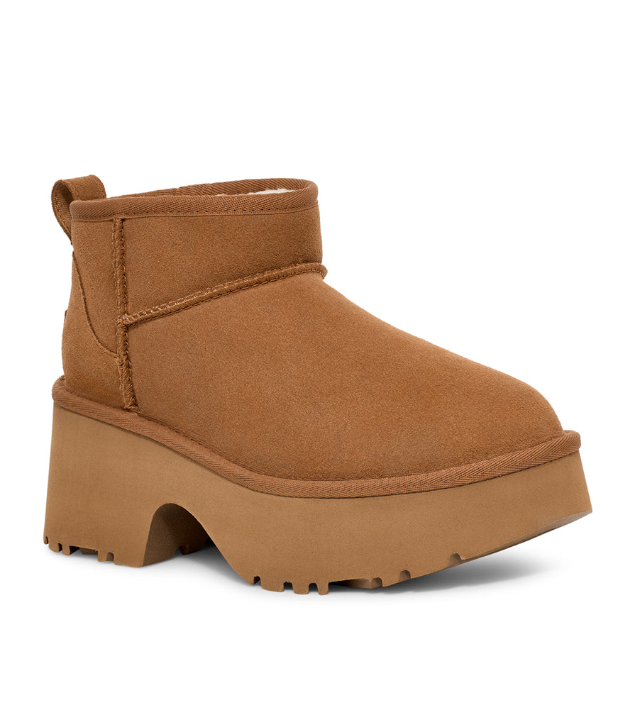 Classic Ultra Mini New Heights in Chestnut by UGG