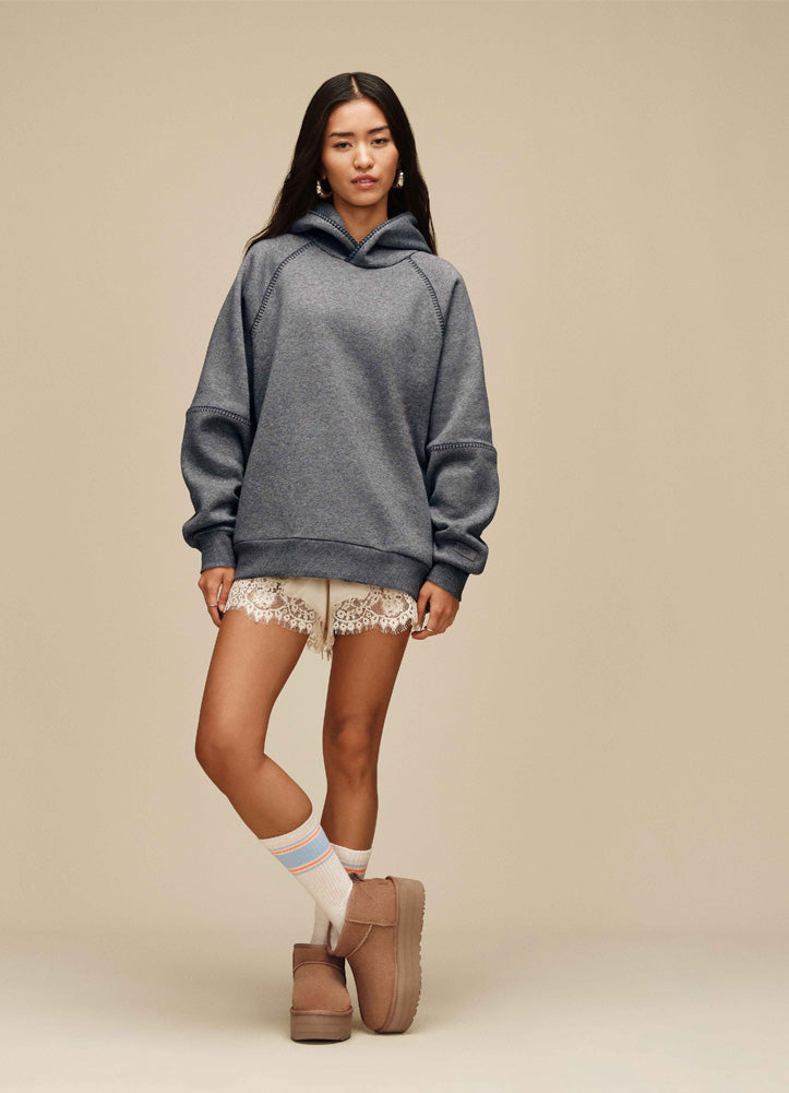 Classic Hoodie in Medium Grey Heather by UGG