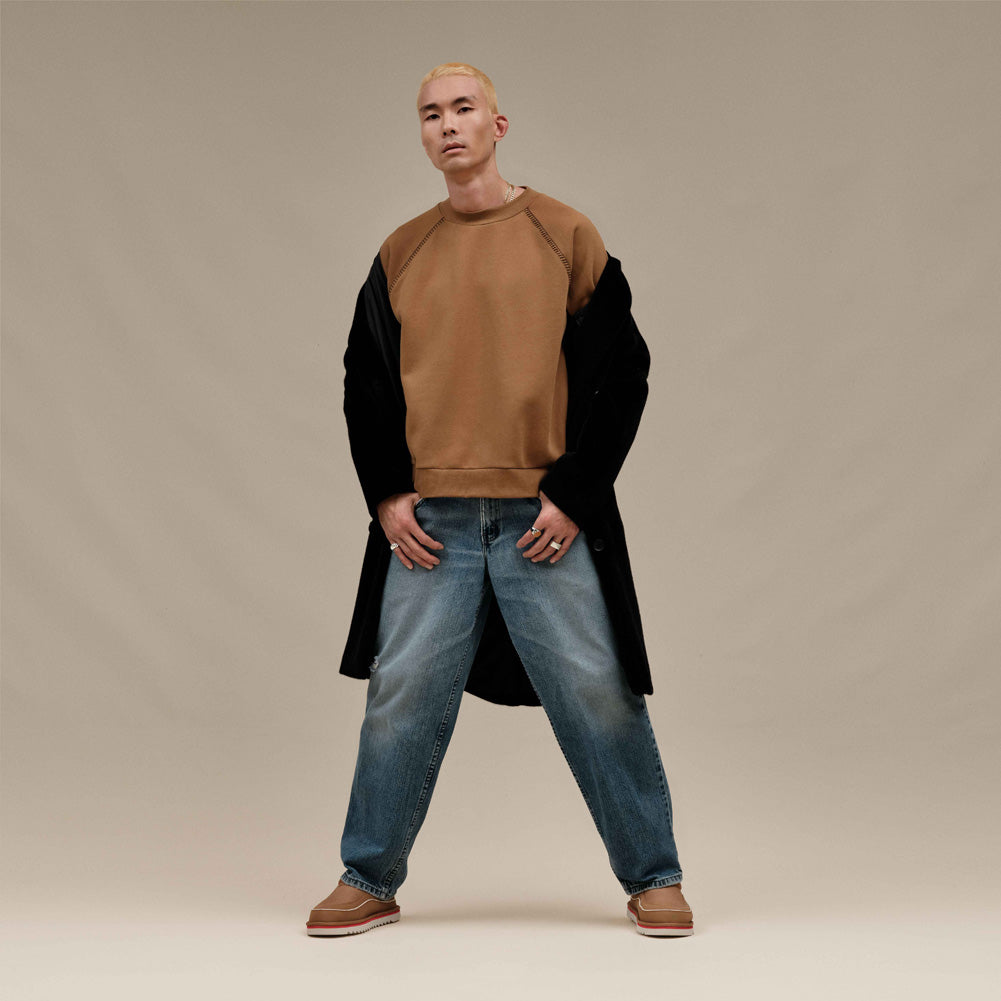 Classic Crewneck in Chestnut by UGG