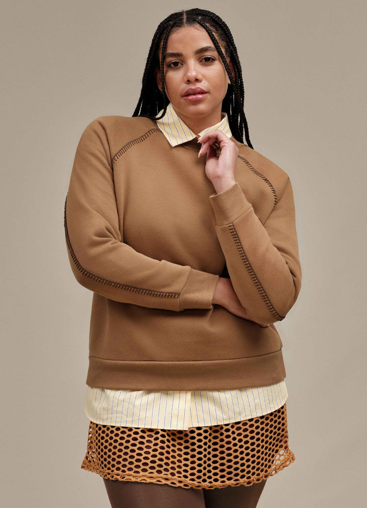 Classic Crewneck in Chestnut by UGG