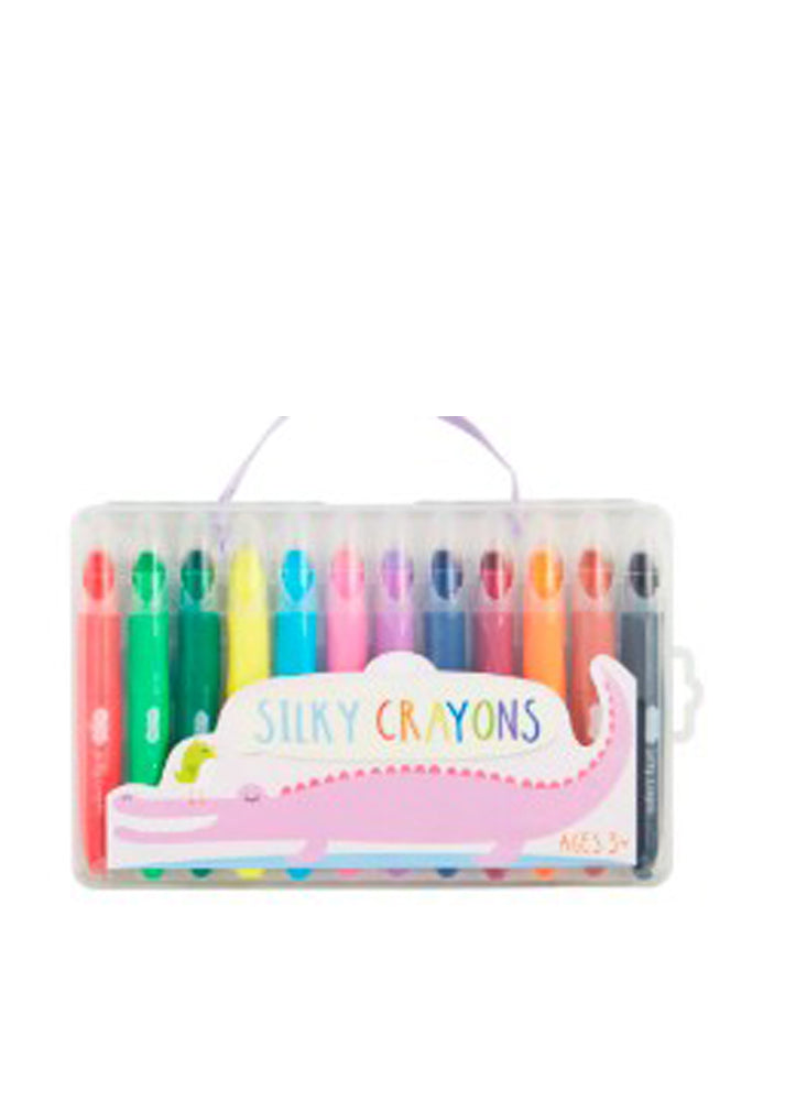 Pink Silky Crayons by Mud Pie