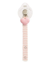 Heart Crochet Paci Clip by Mud Pie