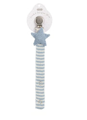 Star Crochet Paci Clip by Mud Pie