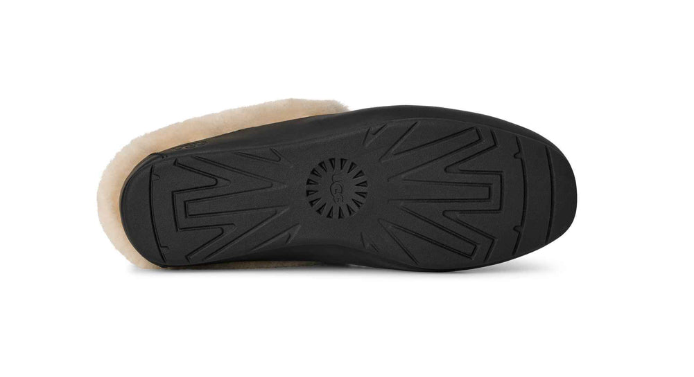 Ansley Mule Leather in Black by UGG