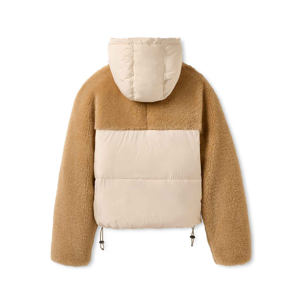 Mykah UGGBraid Puffer Jacket in Cream/Sand by UGG