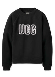 UGG Logo Crewneck in Black by UGG