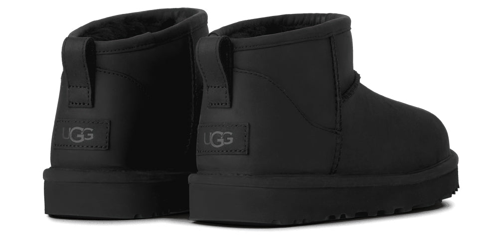 Classic Ultra Mini Leather in Black by UGG