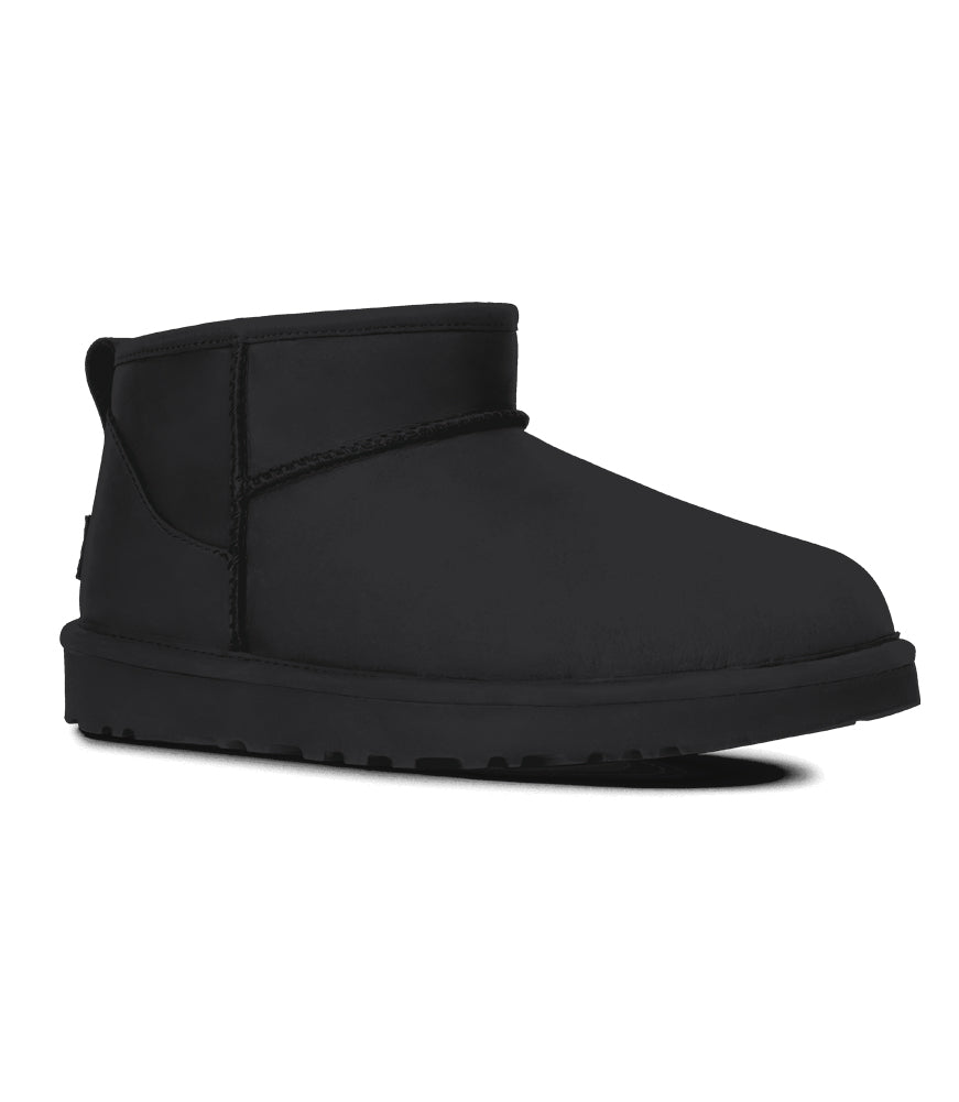 Classic Ultra Mini Leather in Black by UGG